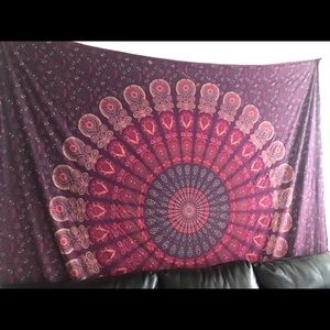 Purple tapestry